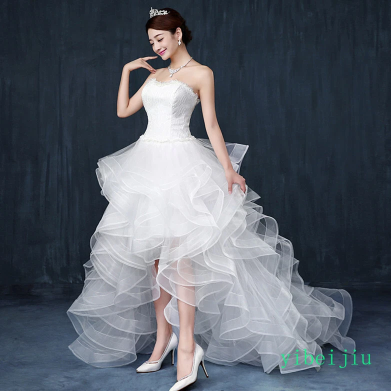 asymmetrical mermaid wedding dress Modern Mermaid Wedding Dress main image 1