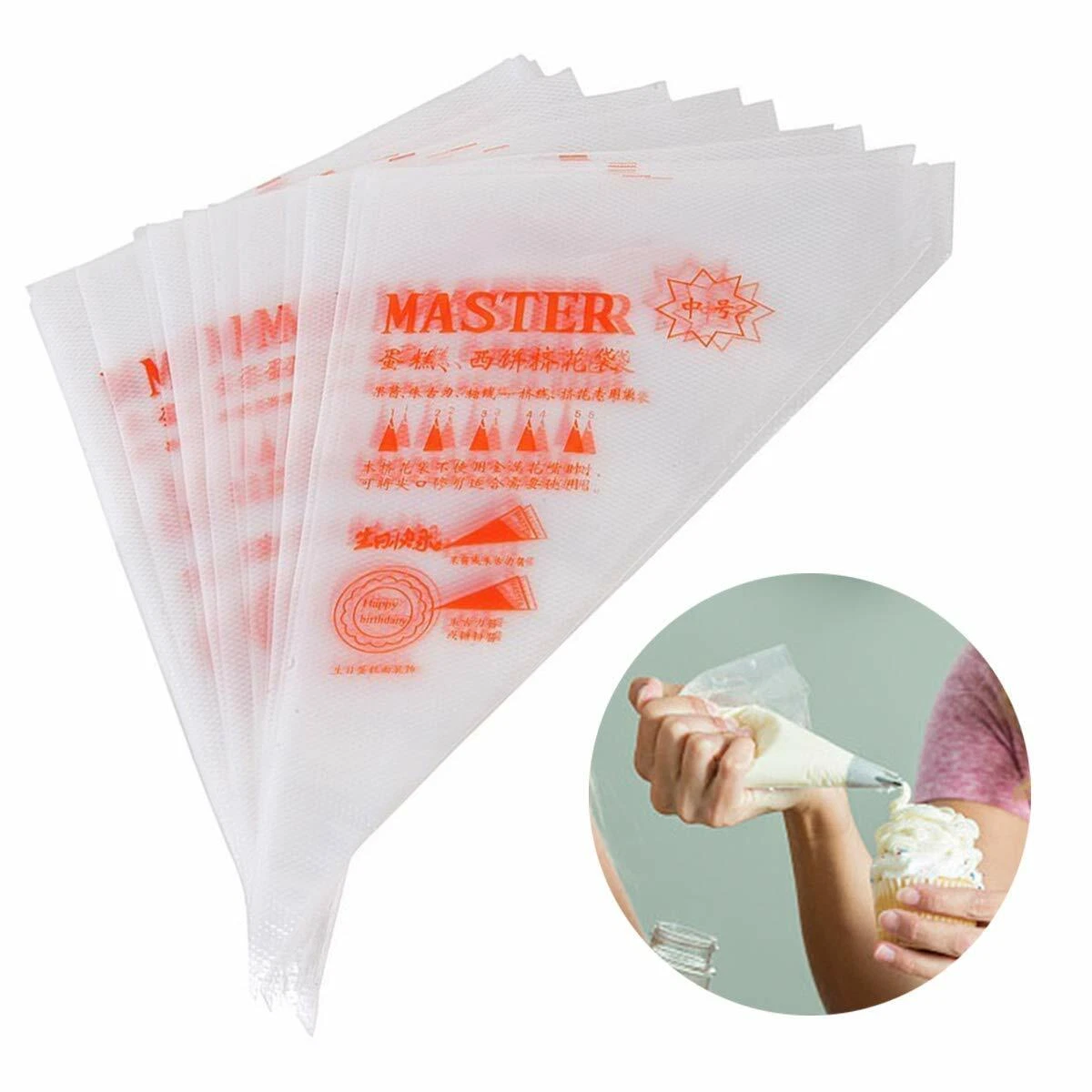 Plastic icing bags online