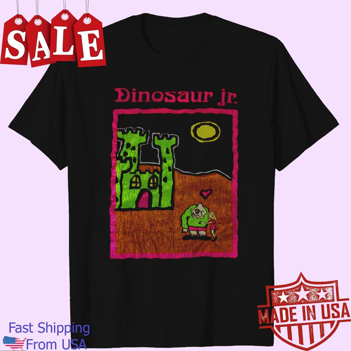 90s Dinosaur Jr. バンドTシャツ made in USA Dinosaur JR. 90s Gift
