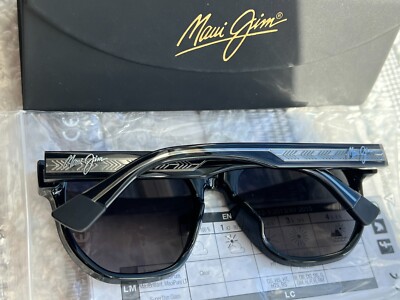 Maui Jim Akahai MJ 646 14A Black Frame & Neutral Grey Polarized