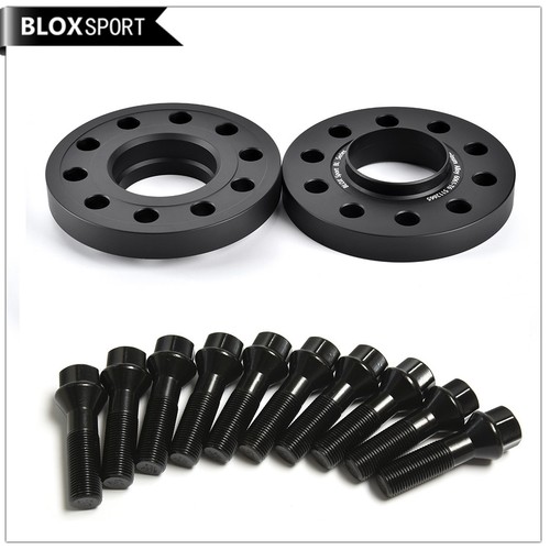 2] 30mm Thick Mercedes 5x112mm CB 66.6 Wheel Spacer Kit 14x1 5 Bolts Included 403464733790