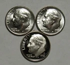 1992 P,D&S Roosevelt Dimes in BU and Proof condition