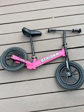 PARTS ONLY Strider 12 Classic Balance Training Toddler Bike Pink Bad Wheel