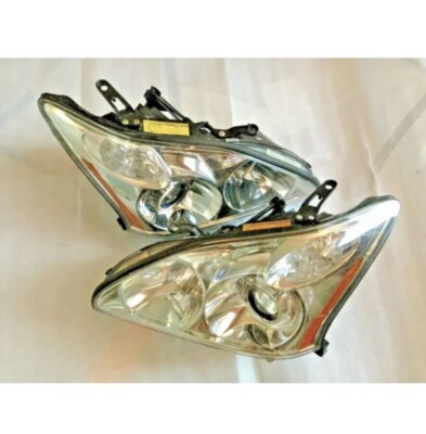 LEXUS RX350 HEADLIGHT DRIVER PASSENGER OEM HID XENON AFS RX330 2004-2009 PAIR