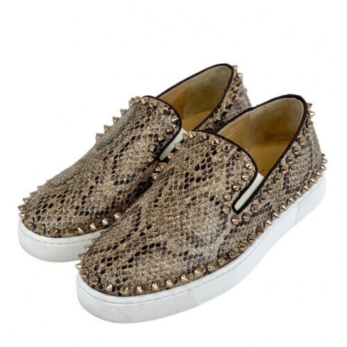Christian Louboutin Pick Boat Sneakers Slip-on Size 4.5 Christian Louboutin Pick Boat Sneakers Slip-on Size 4.5
