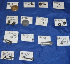 PARTS TO WHEELER & WILSON W9 TREADLE SEWING MACHINE IN GOOD CONDITION