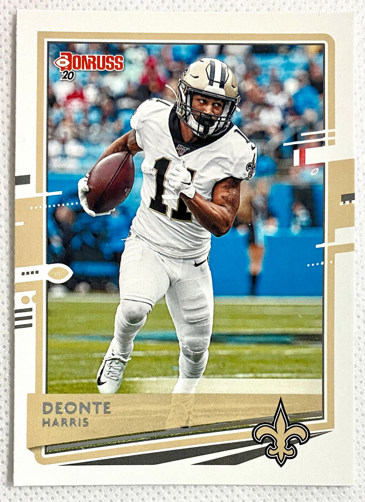 2020 Panini Donruss Football Deonte Harris #180 New Orleans Saints