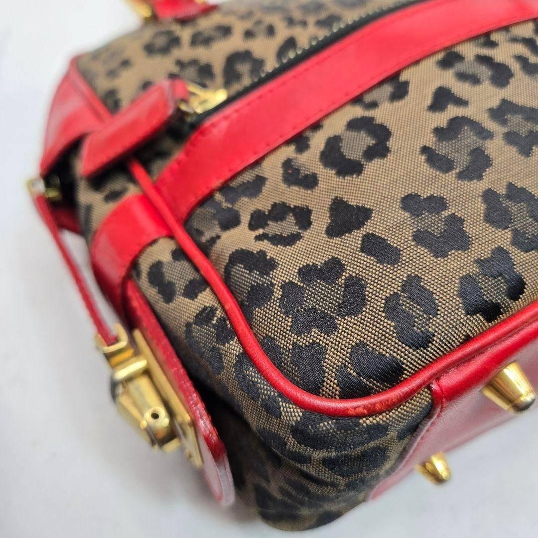 FENDI Bag   Handbag Leopard Pattern FF Hardware L… - image 8