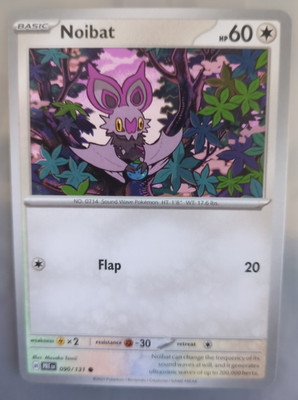 Noibat 090/131 SV Prismatic Evolutions Common Near Mint