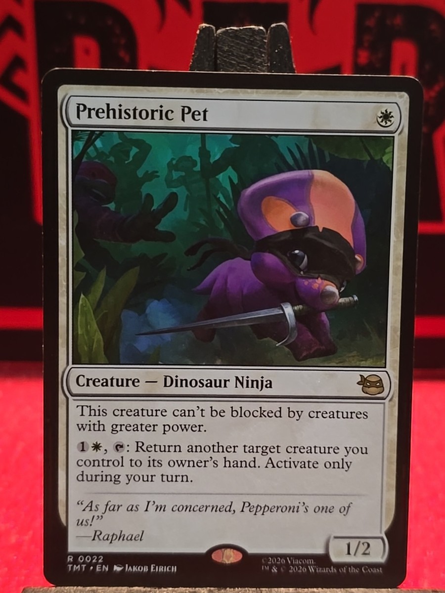 Prehistoric Pet 0022 (R) MTG Teenage Mutant Ninja Turtles (TMT) NM