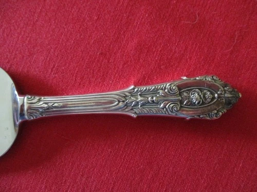 Wallace Sterling Silver Handle Cake Server, 1934 Rosepoint