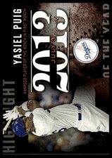 2015 Topps Update #H-90 Yasiel Puig Highlight of the Year
