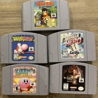 Lot Bundle Nintendo 64 N64 Games Kirby Yoshi Diddy Kong Racing Bomberman Hero