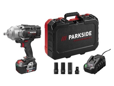 PARKSIDE PERFORMANCE PASSP 20 Li C4 Akku Drehschlagschrauber mit 4Ah Akku/Ladeg