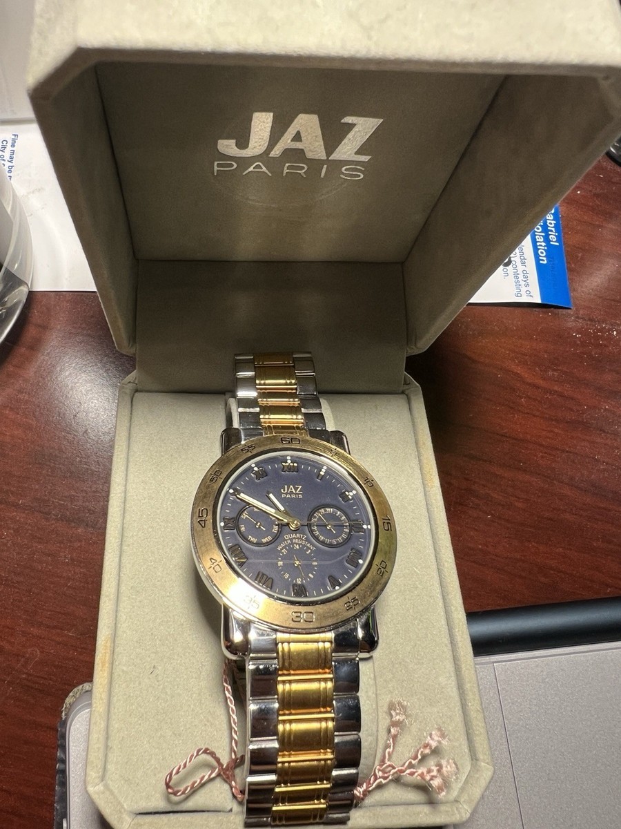 Jaz Paris Vintage Chronograph Two-Toned Watch | eBay display picture 2