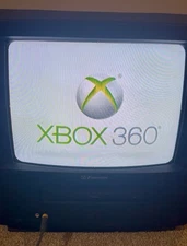 Vintage Retro Emerson EWC1301 13" CRT Kitchen TV *VCR NOT WORKING* For Parts