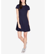 Rachel Roy Womens Corset Fit & Flare Dress, navy, 8