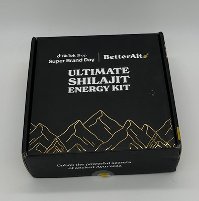 BetterAlt Ultimate Shilajit Energy Kit   New in Open Box