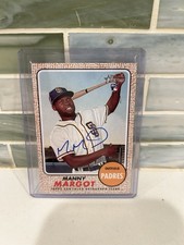 MANNY MARGOT ~ 2017 Topps Heritage Real One Auto Rookie RC ~ Padres