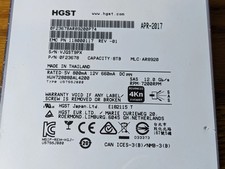 HGST 8TB Ultrastar He8 7.2K SAS 3.5" Hard Drive HDD HUH728080AL4200