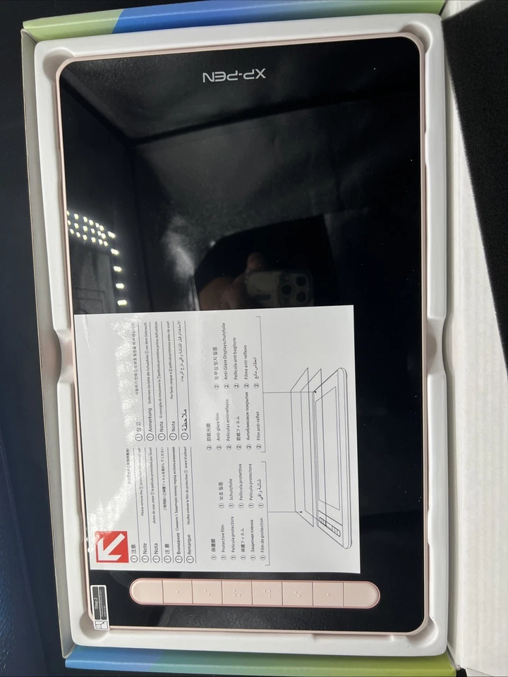 XP-PEN Artist 12 Pen Display 11.9" Drawing Tablet with Pen, Pink 2nd Gen) - Image 2 of 3