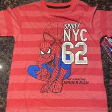 NWT Marvel Spider-Man Boys T-Shirt Size LG 7 