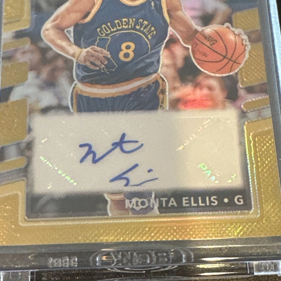 Donruss Optic Retro Series Signatures Gold Prizm 02/10 Monta Ellis Auto 2024-25 Foto 4 de 4