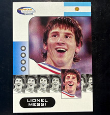 Futera 2006 Showcase Prospects Lionel Messi Rookie NNO Argentina Soccer Card. rookie card picture