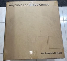 ANYCUBIC Kobra 3 V2 Combo 3D Printer, Multicolor Up To 600mm/s, Active Filament