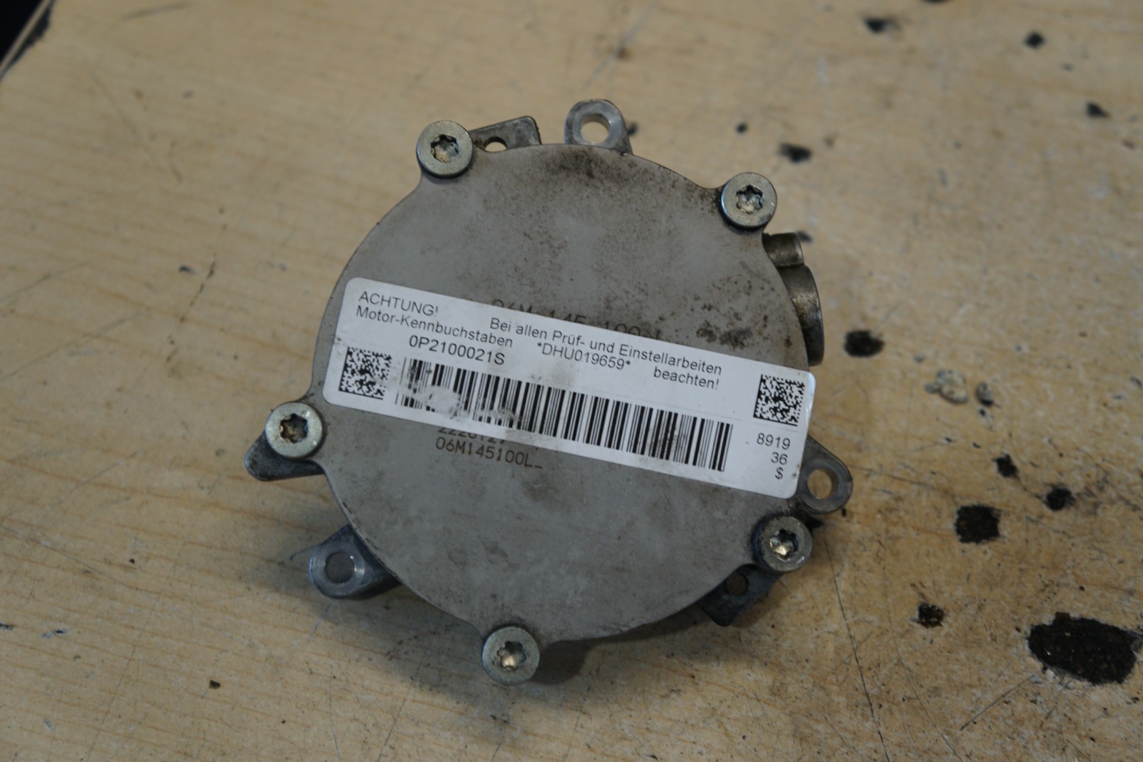2019 - 2025 LAMBORGHINI URUS BRAKE SYSTEM VACUUM PUMP ASSEMBLY OEM 0P2100021
