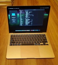 MacBook Air 13" 2020 A2337 Apple M1 8gb RAM 256GB SSD Rose Gold