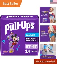 Boys' Potty Training Pants, Size 5T-6T Training Underwear 46 lbs, 14 Count