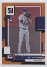 2022 Panini Donruss Holo Orange Jacob deGrom #101 0nr3