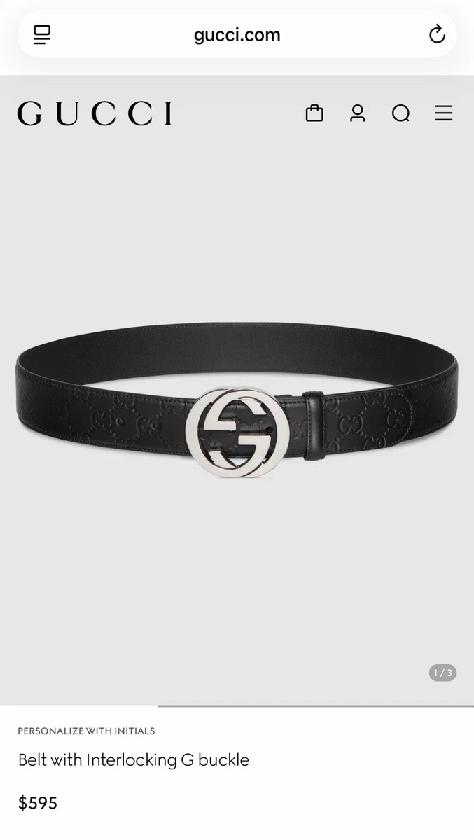 Gucci Silver Belts for Women for sale - eBay