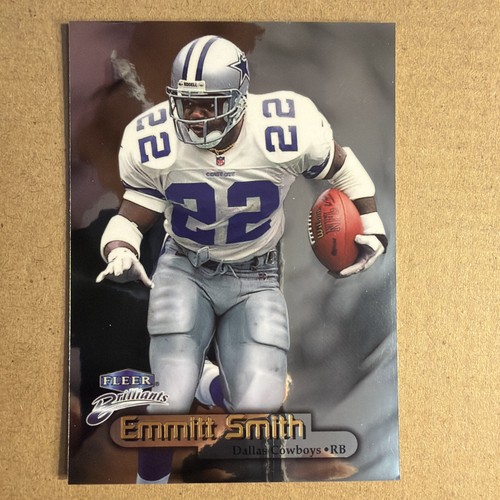 Emmitt Smith [Blue] #4B 1998 Fleer Brilliants card