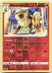 Arcanine 028/192 Rebel Clash Reverse Holo
