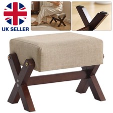 Small Stool Shoe Changing Footstool Foot Change Ottoman for Rest Seat Shoes UK