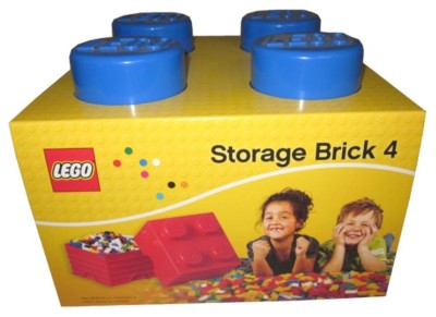 Lego Storage 4 Aufbewahrungsbox  Spielzeugkiste Blau Neu und originalverpackt