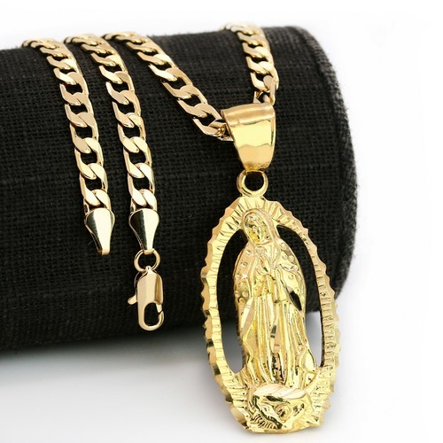 Guadalupe Pendant 14k Gold Plated 