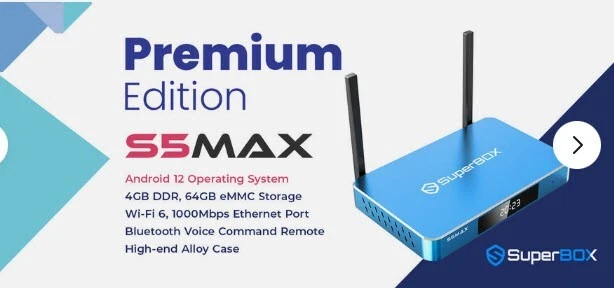 Superbox S5 Max with New improved Voice Remote - Image 3 of 3