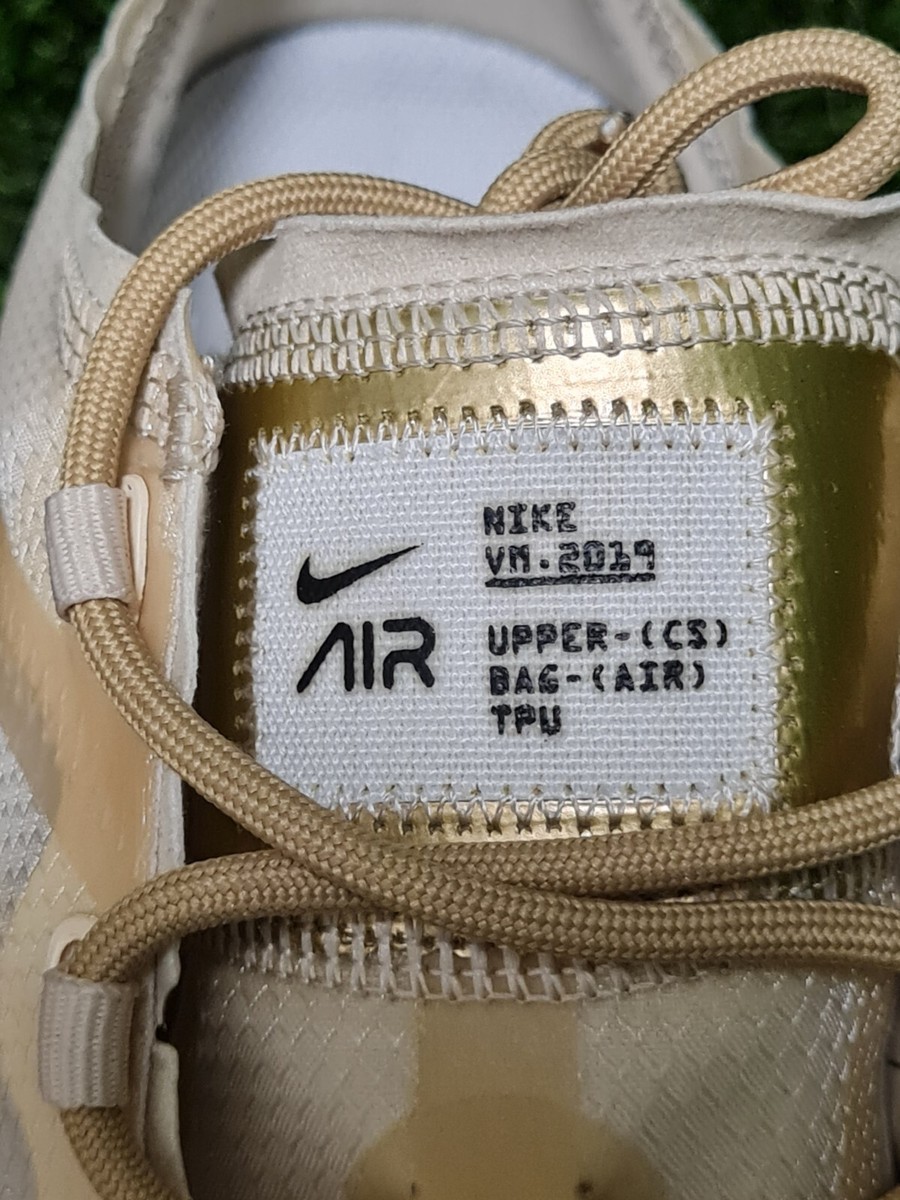 NIKE★WMNS AIR VAPORMAX 2019★CREAM/SAIL/BONE/LLIC GOLD Women's Nike Air Vapormax 2019 Cream Sail Light Bone AR6632