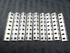 Gilbert Erector MO - 3" ANGLE GIRDER: 1946-51 ALUMINUM Original Lot Of 9 Clean
