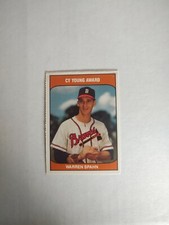 1985 TCMA Cy Young Award Warren Spahn (Portrait) HOF (PWE)