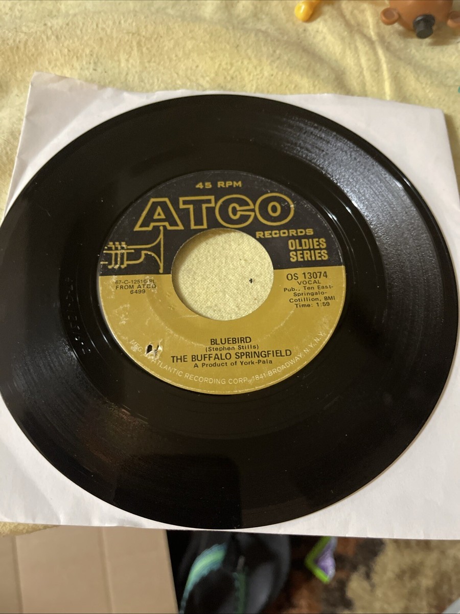 The Buffalo Springfield rock reissue 45 Mr Soul bw Bluebird on