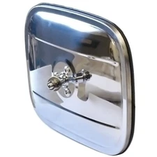 1947~1972 Chevy PickuB Truck Door Mirror Rectangle Stainless Steel Back New Dii