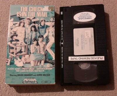 The Check Is In The Mail VHS Brian Dennehy Anne Archer 1986 Media comedy