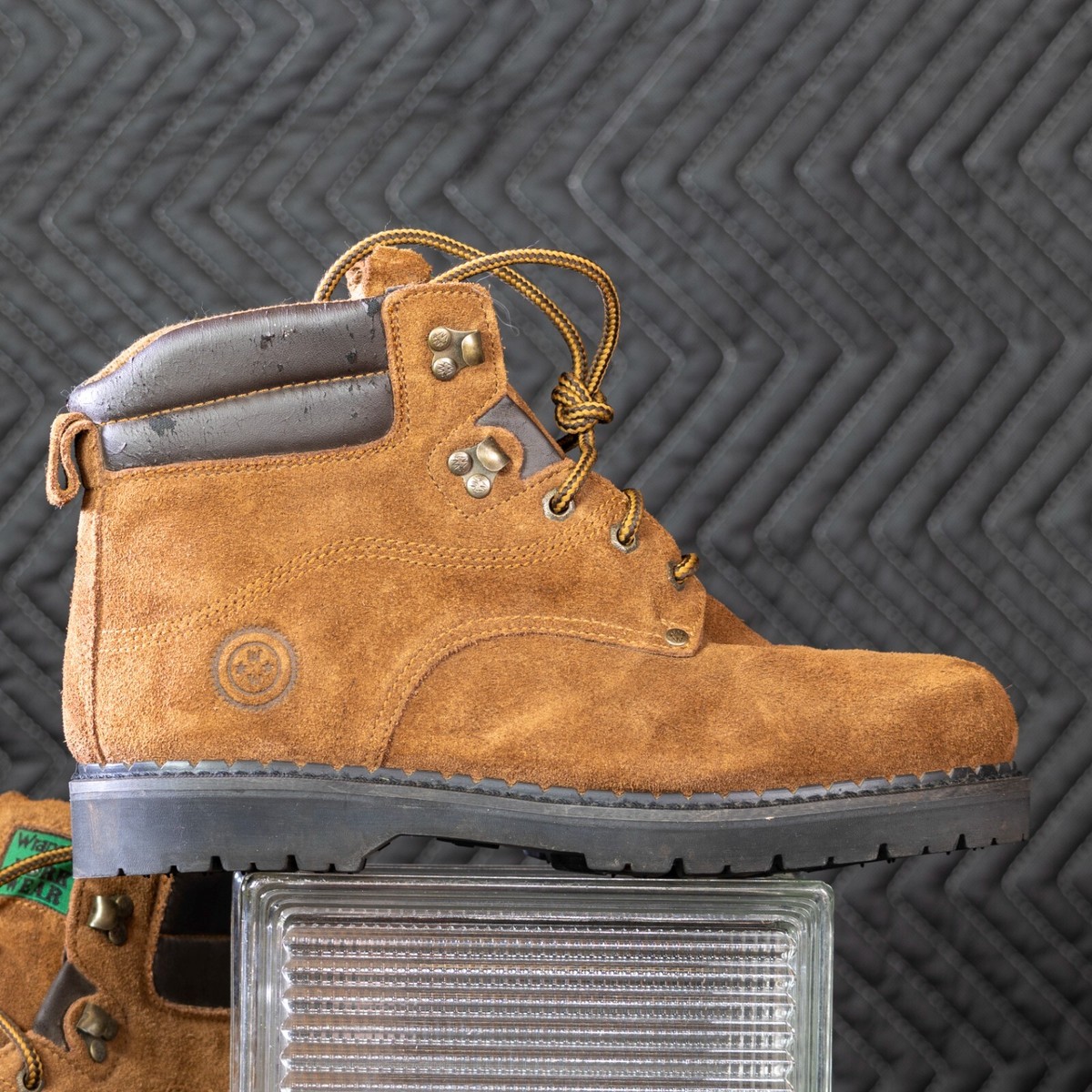 Wrangler Work Wear Mens Sz 13 Brown Leather Insulated Boots  display picture 1
