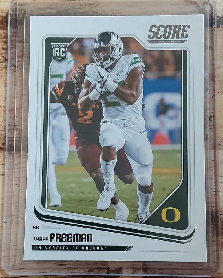 2018 Score Football #368 Royce Freeman RC Oregon - Image 2 of 2
