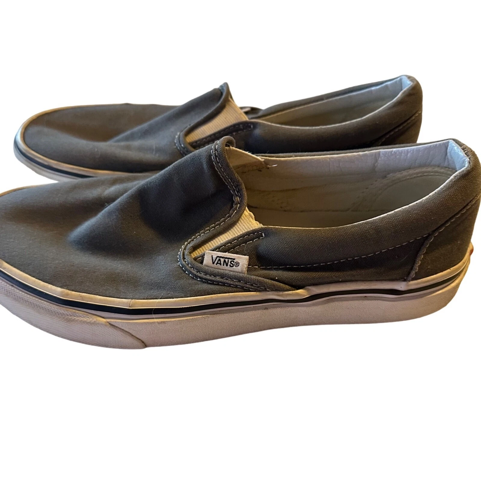 Mocassino slip on grigio Vans taglia 9