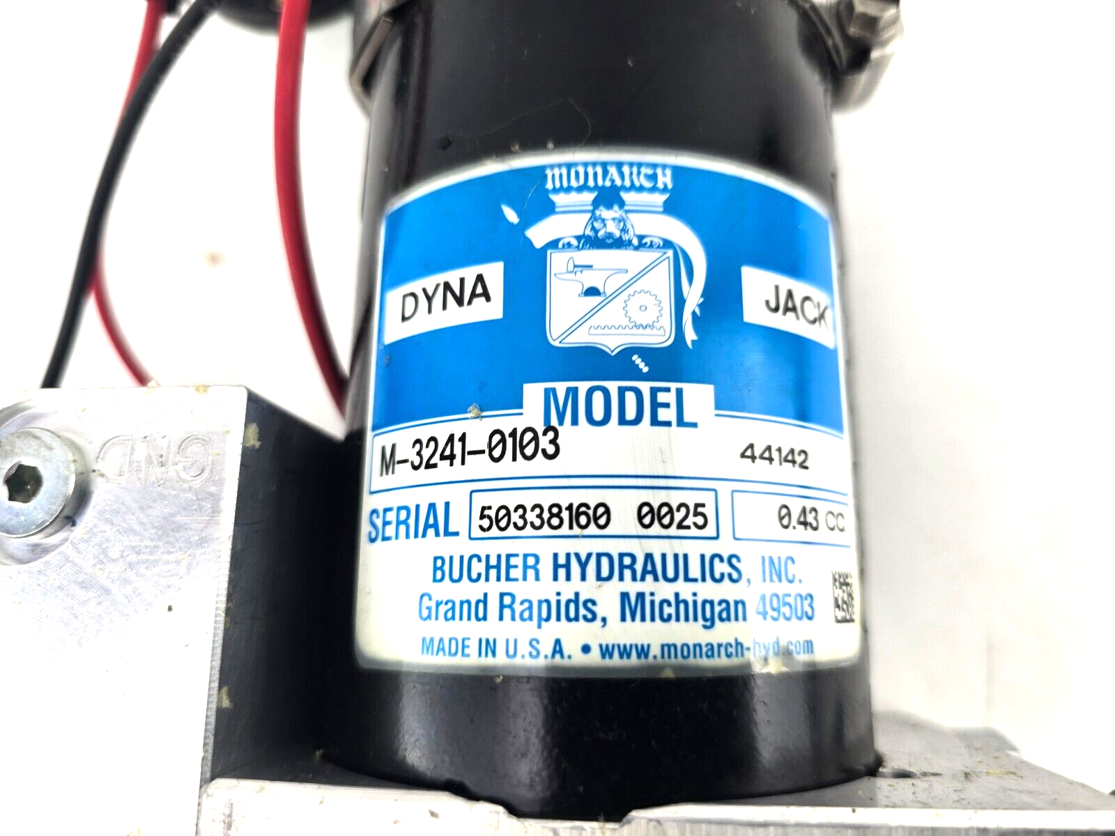 NEW Gillig Ricon Hydraulic PUMP ASM Wheelchair RAMP & MOTOR 24V M-3241 ...